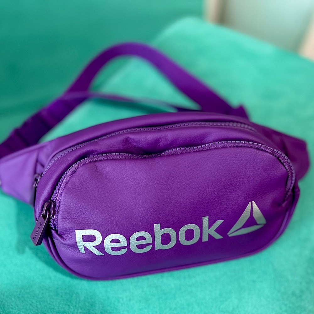 Reebok Belt Bag soft (faux) leather in Rich Purple